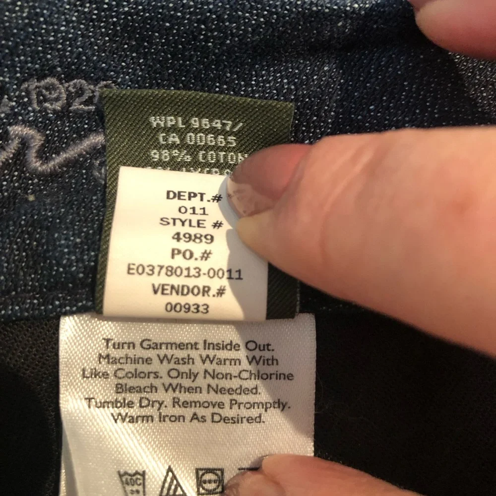 EDDIE BAUER Women’s 6R Blue Jean/ Denim Skirt - Picture 5 of 15